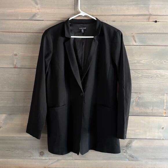 EILEEN FISHER | Women's Black Blazer - Picture 1 of 7